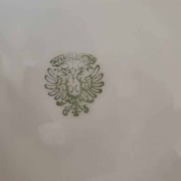 Antique Wheelock ? Limoges ?Hand Painted Porcelain 7.5” Plate Gold Rim - Picture 6 of 10